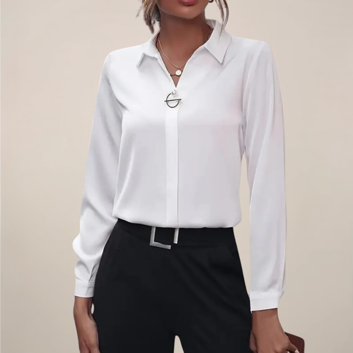 Women's Regular Fit Long Sleeve Shirt - Casual Wear