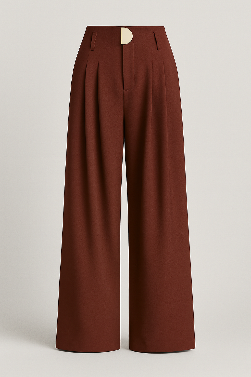 Women's Pleated Wide-Leg Pants - Elegant Smart Styling