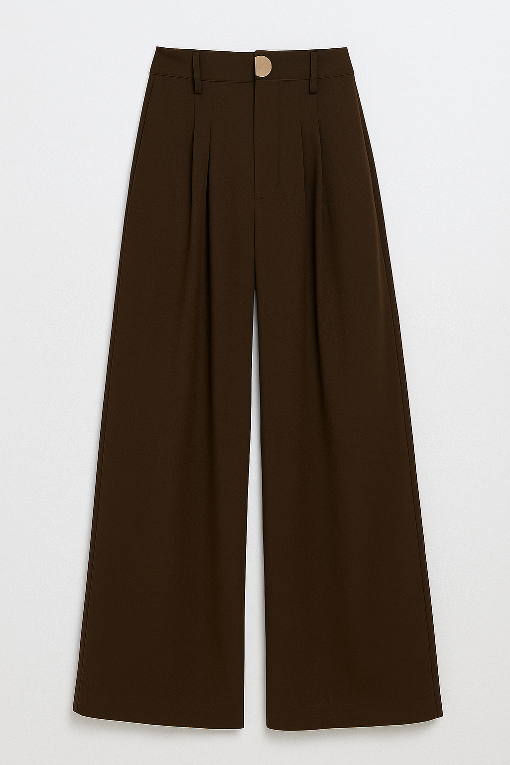 Women's Pleated Wide-Leg Pants - Elegant Smart Styling