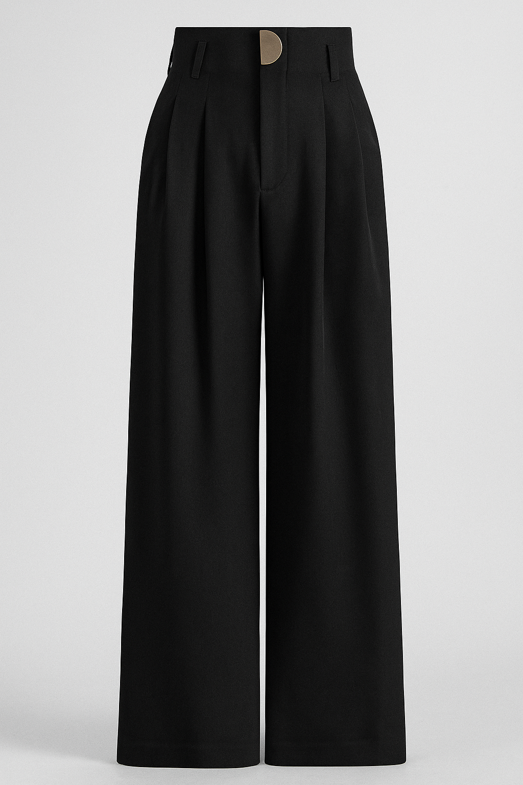 Women's Pleated Wide-Leg Pants - Elegant Smart Styling