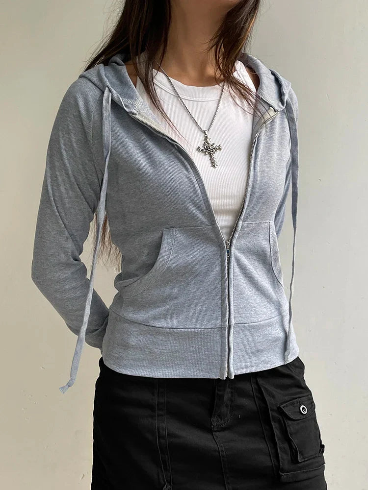 Women's Casual Hoodie Tracksuit Sweatshirt - Streetwear