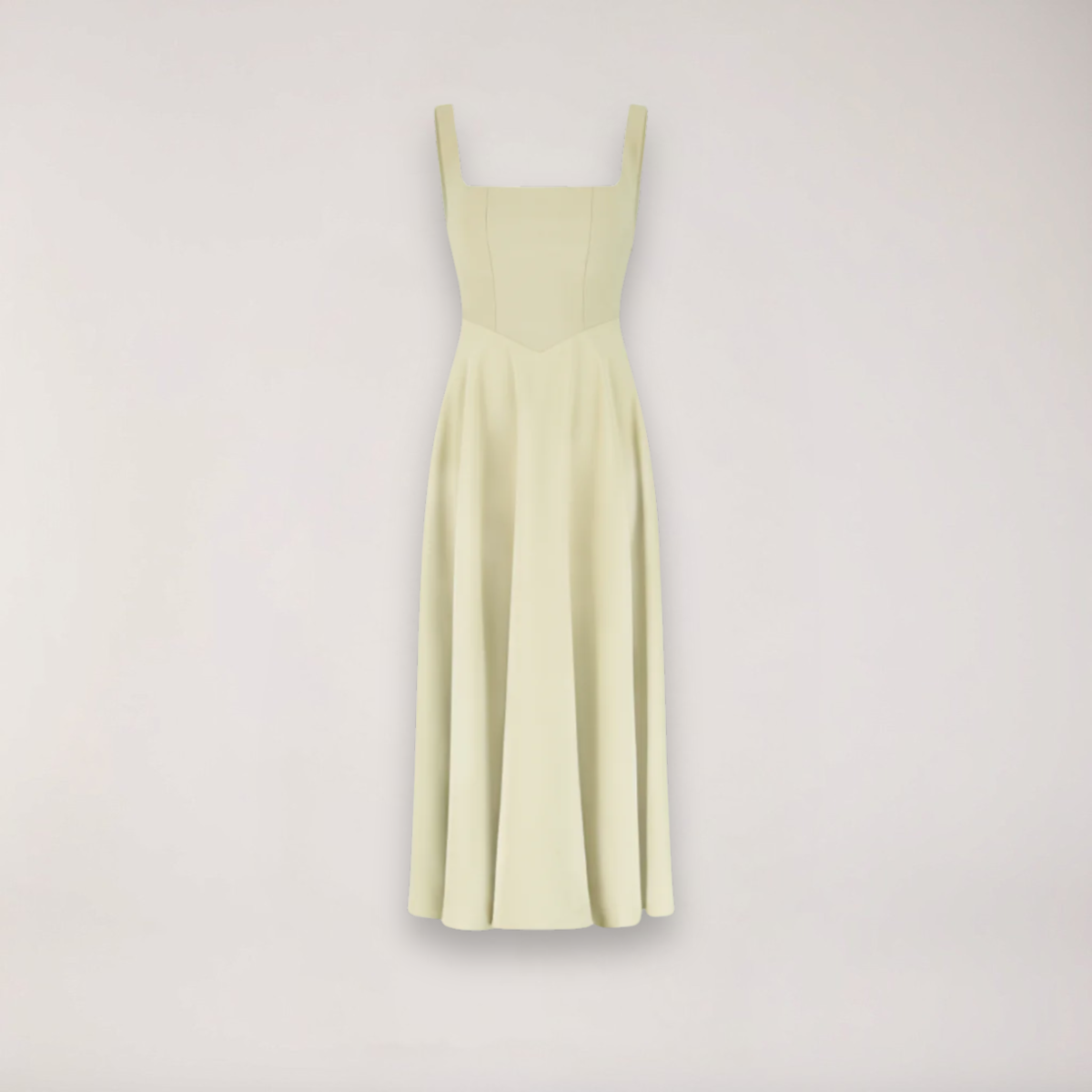 Women's Midi Dress - Cinched Waist - Flattering Fit