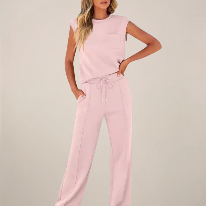 Women's Floral Crop Top and Shorts Set - Summer Casual