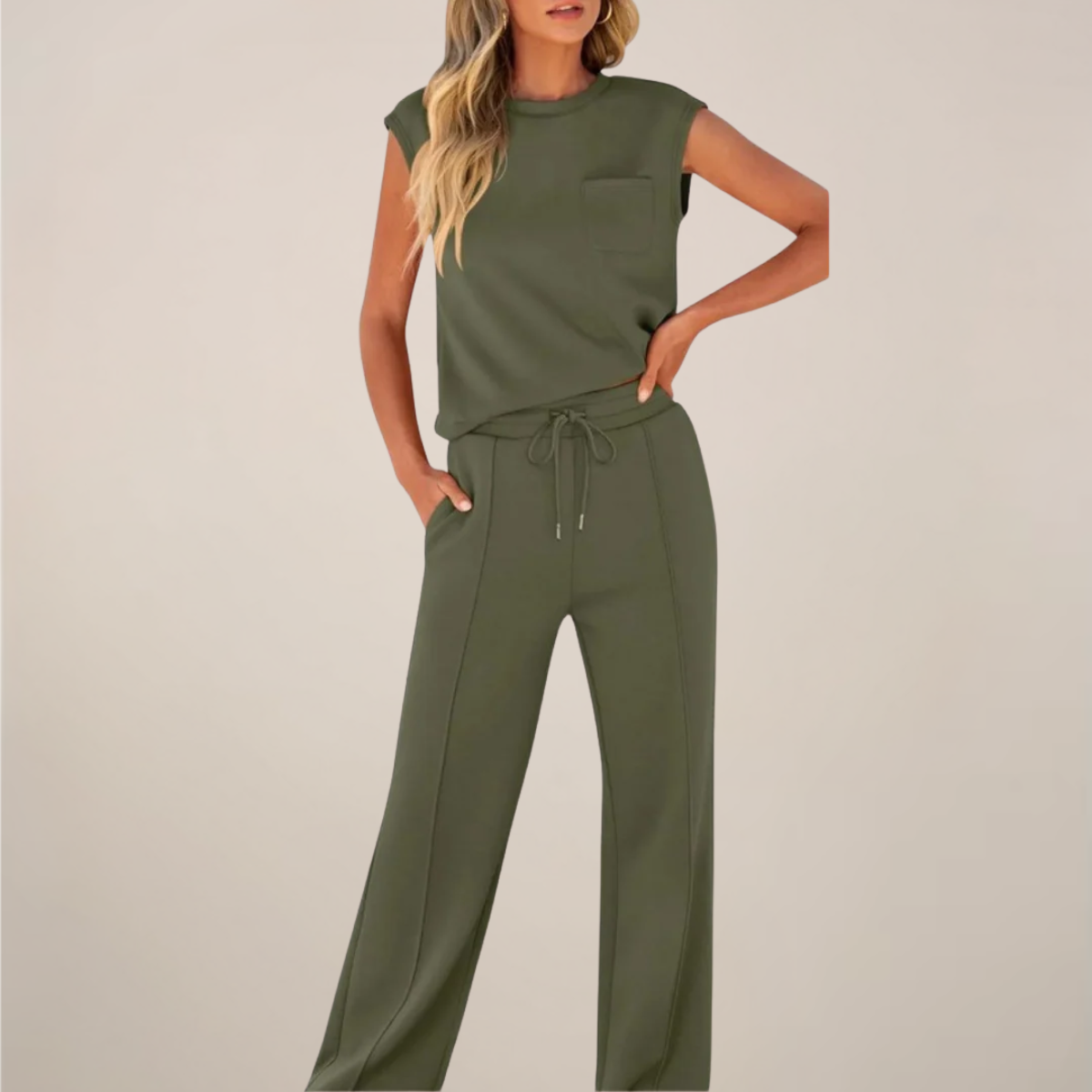 Women's Floral Crop Top and Shorts Set - Summer Casual