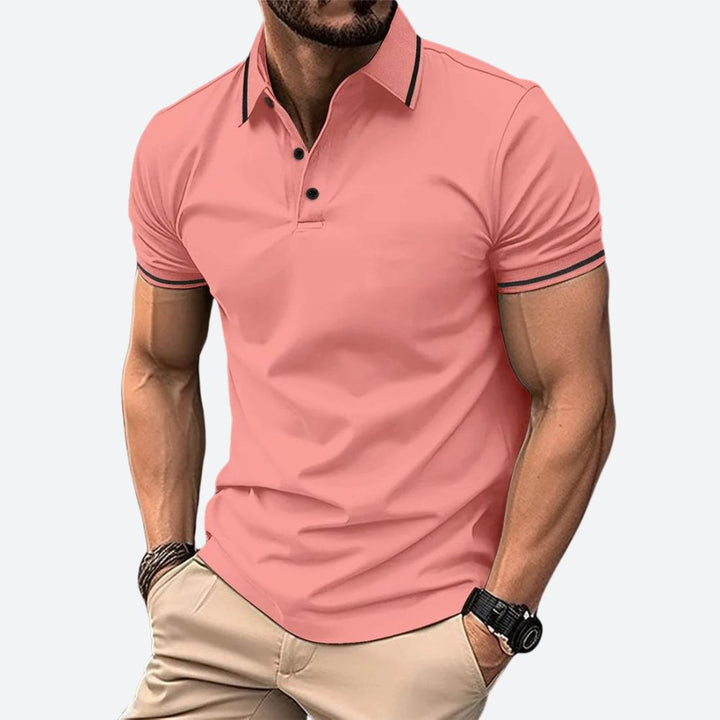 Men's Short-Sleeved Polo Shirt - Casual Summer