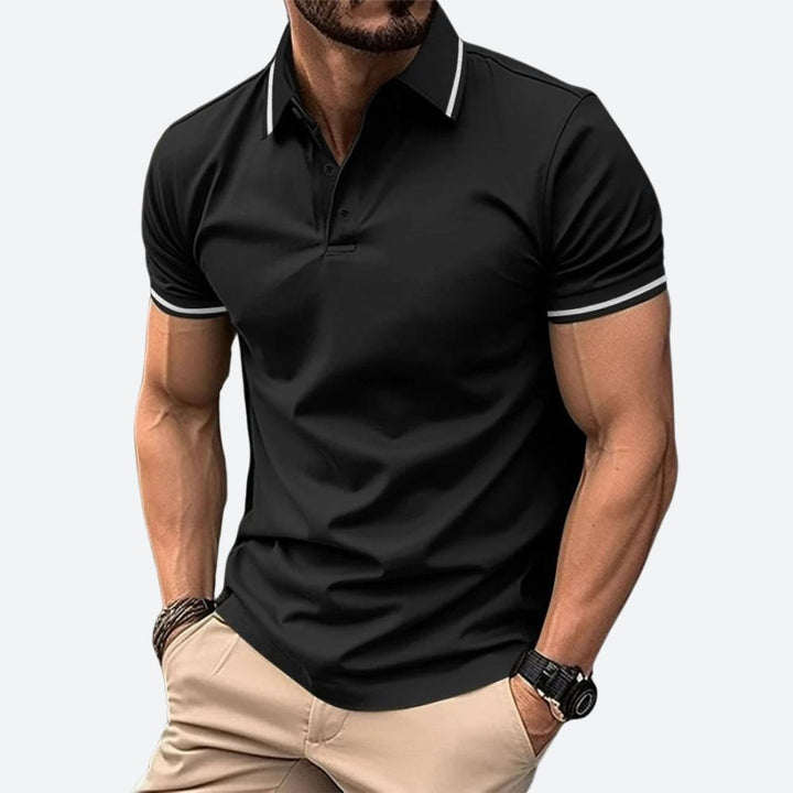 Men's Short-Sleeved Polo Shirt - Casual Summer