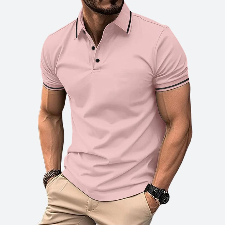 Men's Short-Sleeved Polo Shirt - Casual Summer