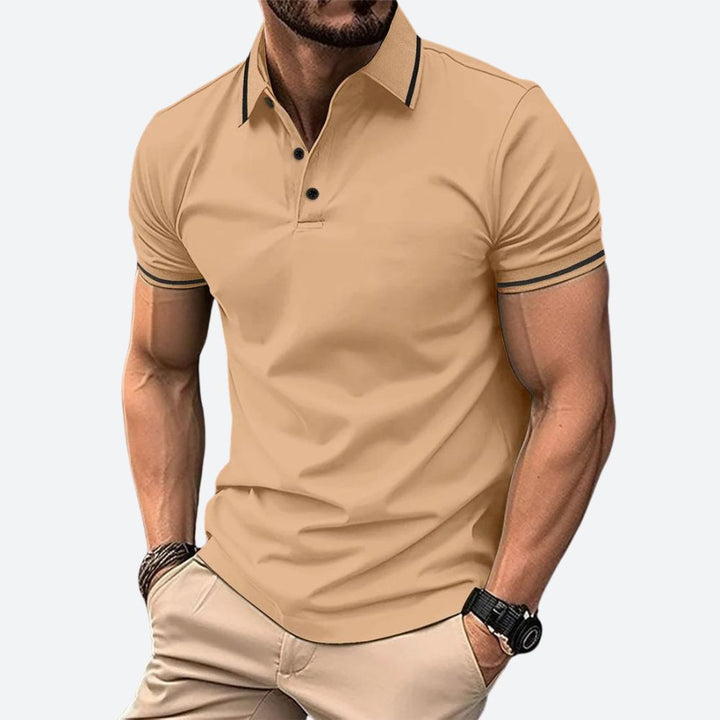 Men's Short-Sleeved Polo Shirt - Casual Summer