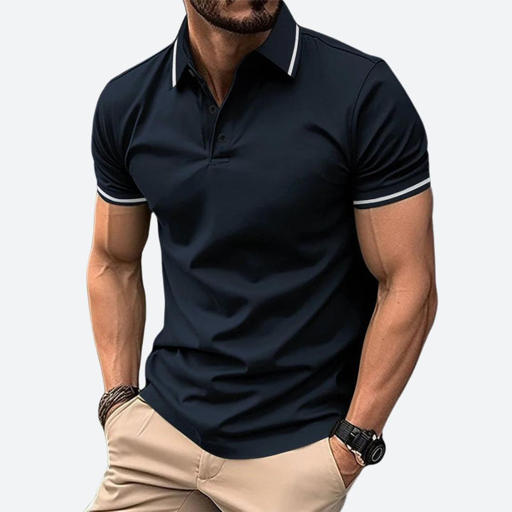 Men's Short-Sleeved Polo Shirt - Casual Summer