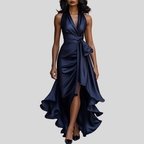 Amber | Women's Elegant Satin Maxi Dress