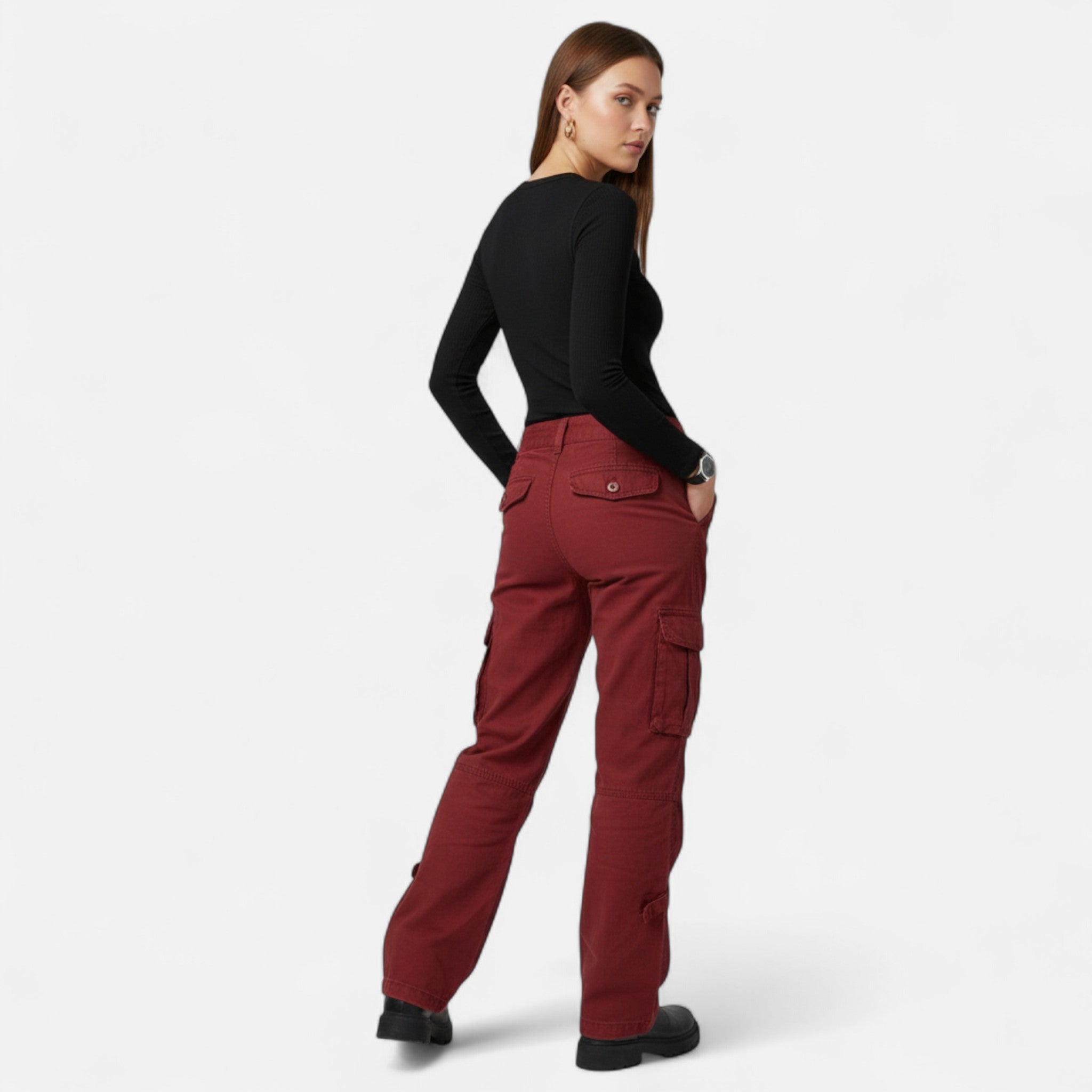 Samantha | Women's Cargo Pants, Casual