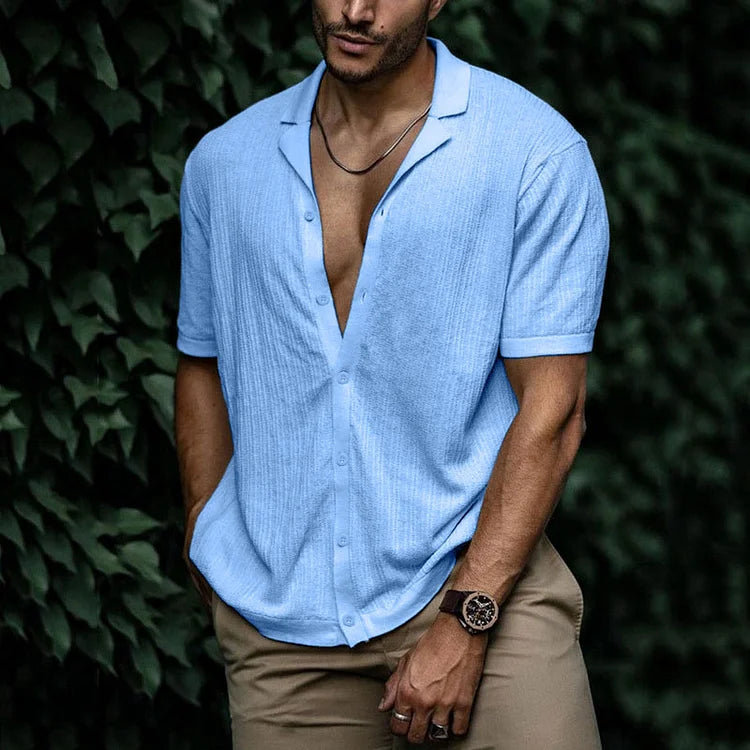Men's Casual Lightweight Linen Shirt - Summer Fashion