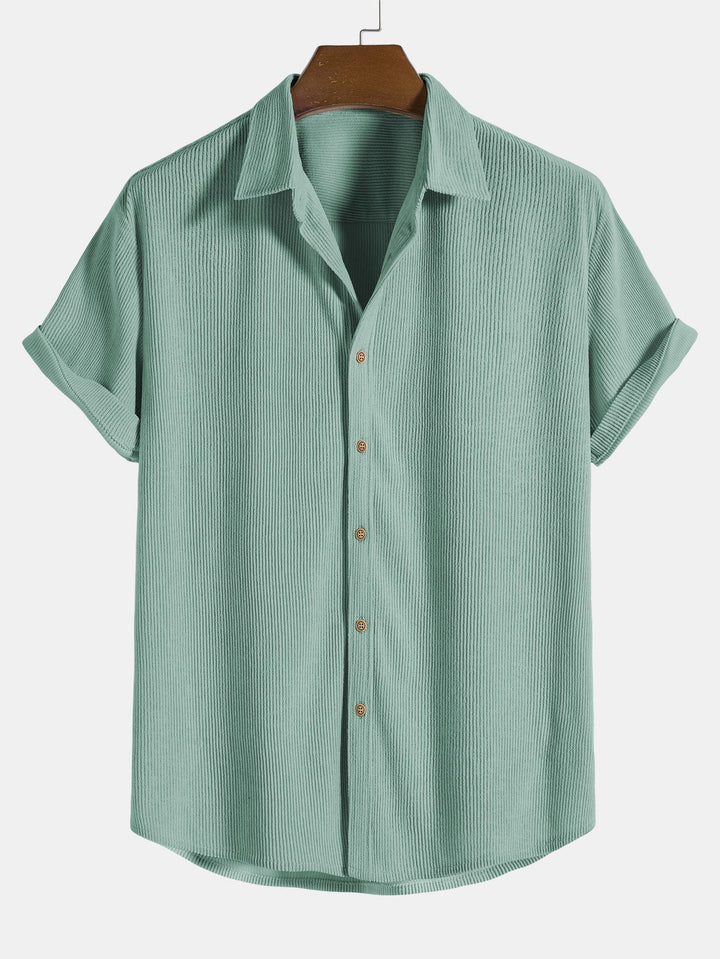 Cruz | Men's Casual Short Sleeve Shirt and Chino Pants Set