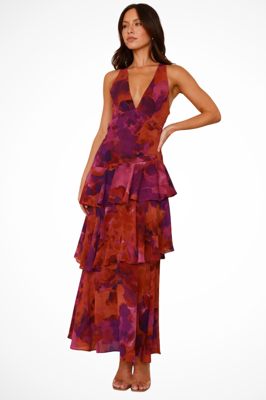 Lena | Women's Spring Floral Maxi Dress