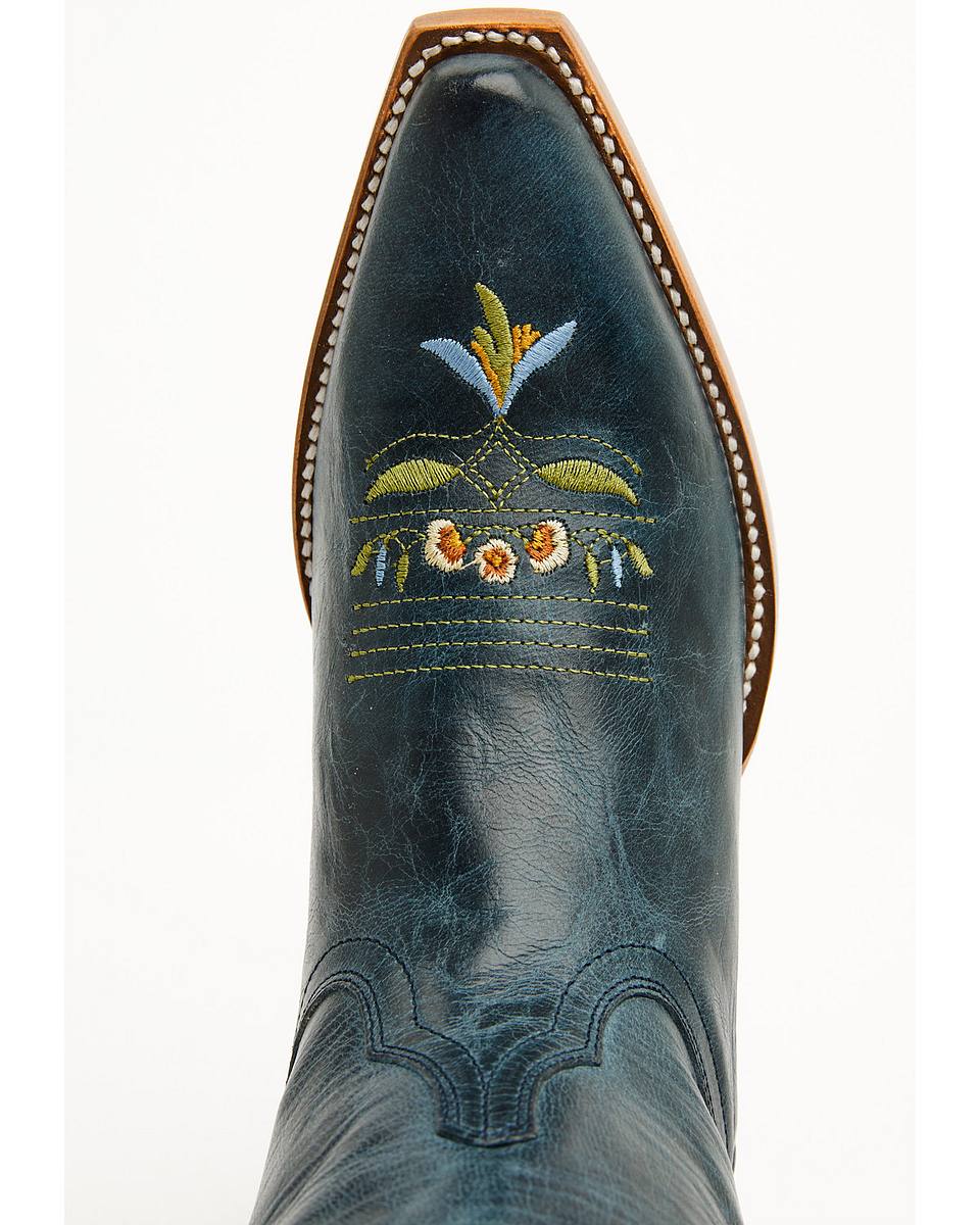 Women's Floral Western Snip Toe Boots