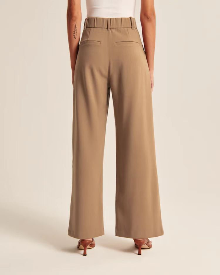 Emily | Women's High Waist Wide Leg Pants with Pockets