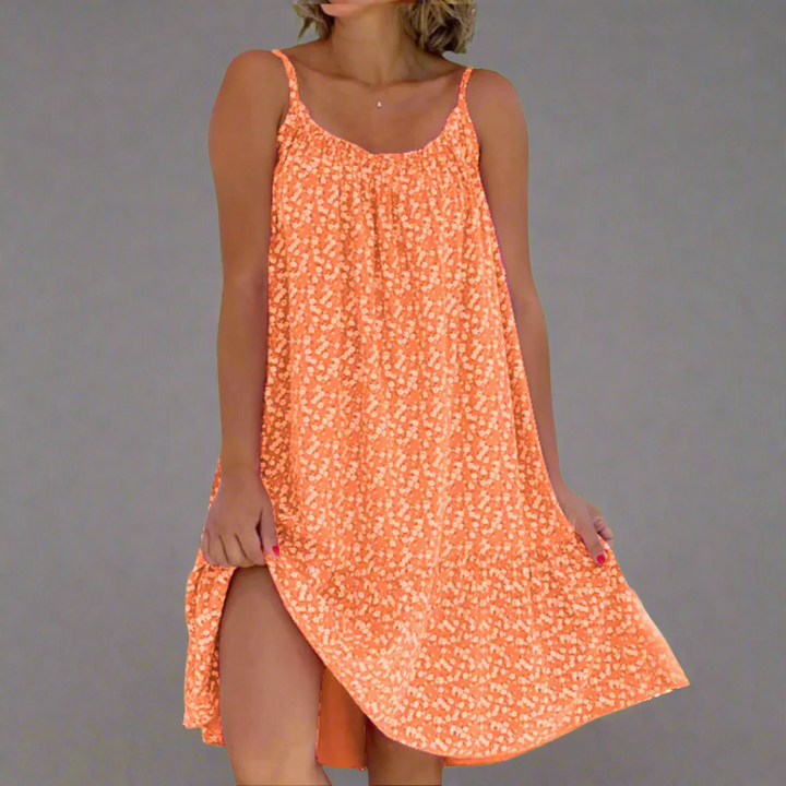 Carla | Women's Floral Sleeveless Mini Dress, Summer