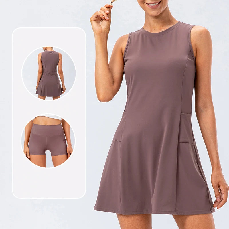 Cheri | Women's A-Line Sleeveless Mini Dress