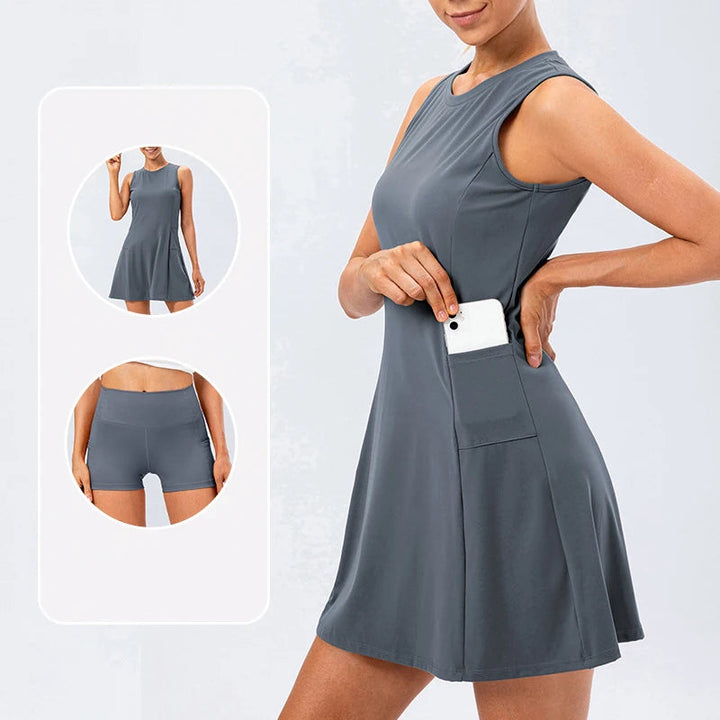 Cheri | Women's A-Line Sleeveless Mini Dress