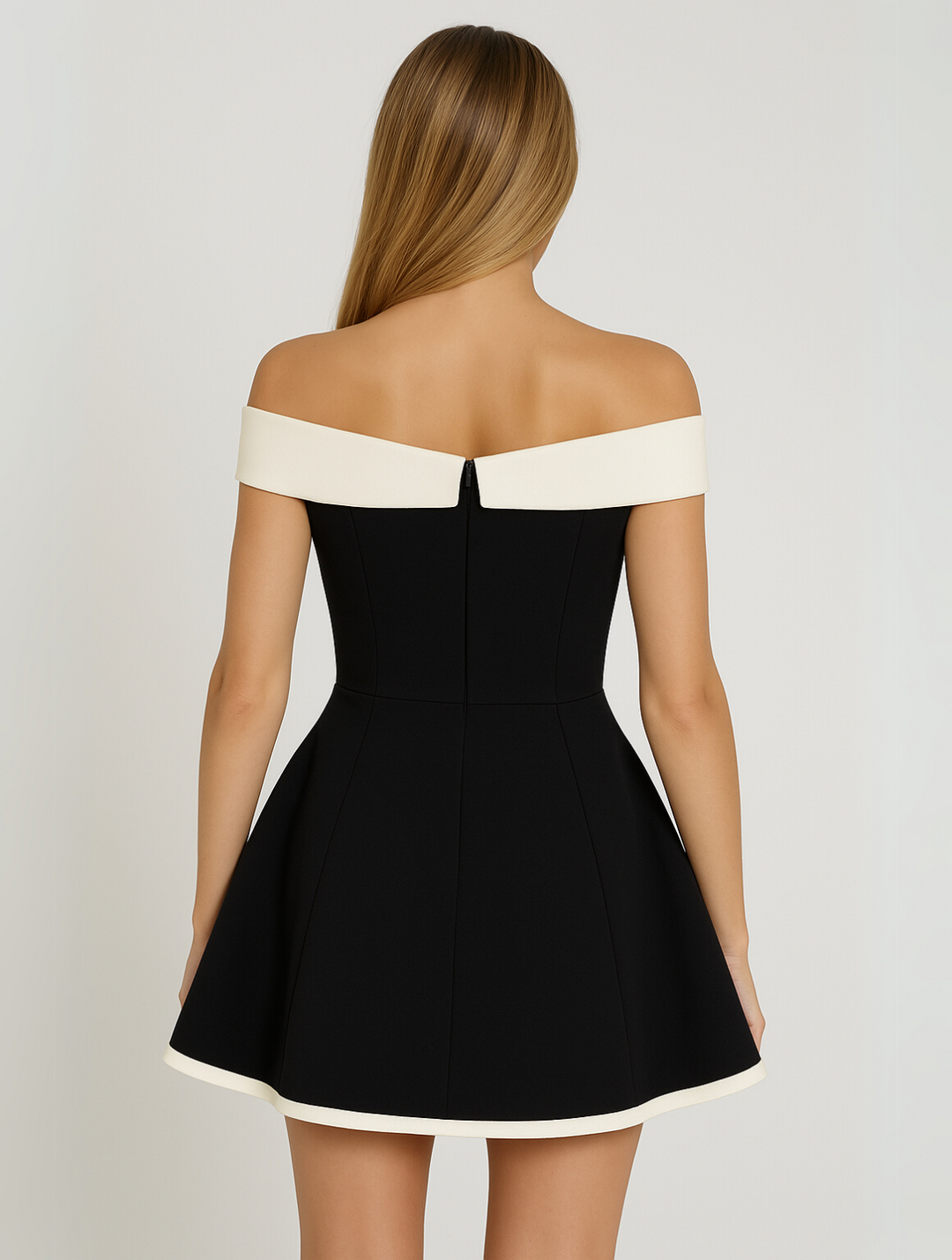 Cindy | Women's Off-Shoulder A-Line Mini Dress, Summer