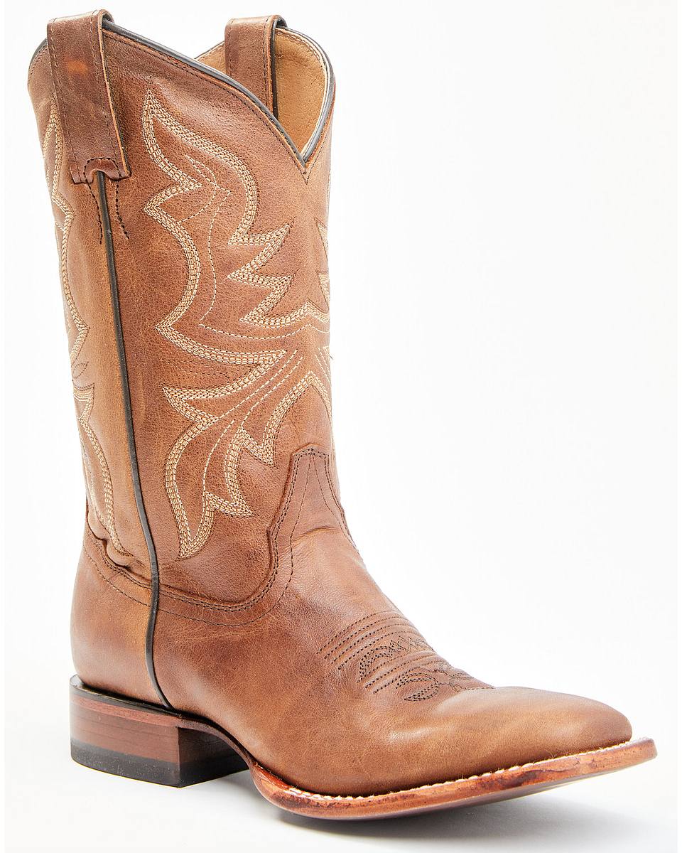 Women's Western Boots - Broad Square Toe Jeannie Style