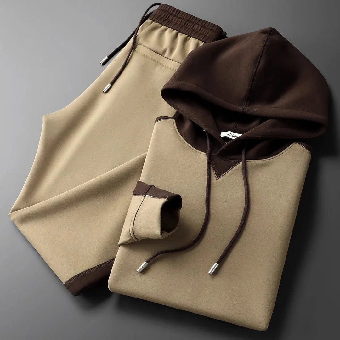 Fox | Men's Color Block Hoodie and Tracksuit Set