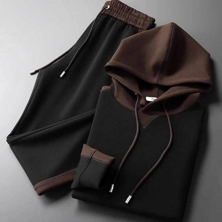 Fox | Men's Color Block Hoodie and Tracksuit Set