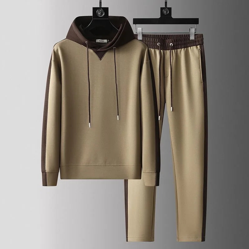 Fox | Men's Color Block Hoodie and Tracksuit Set