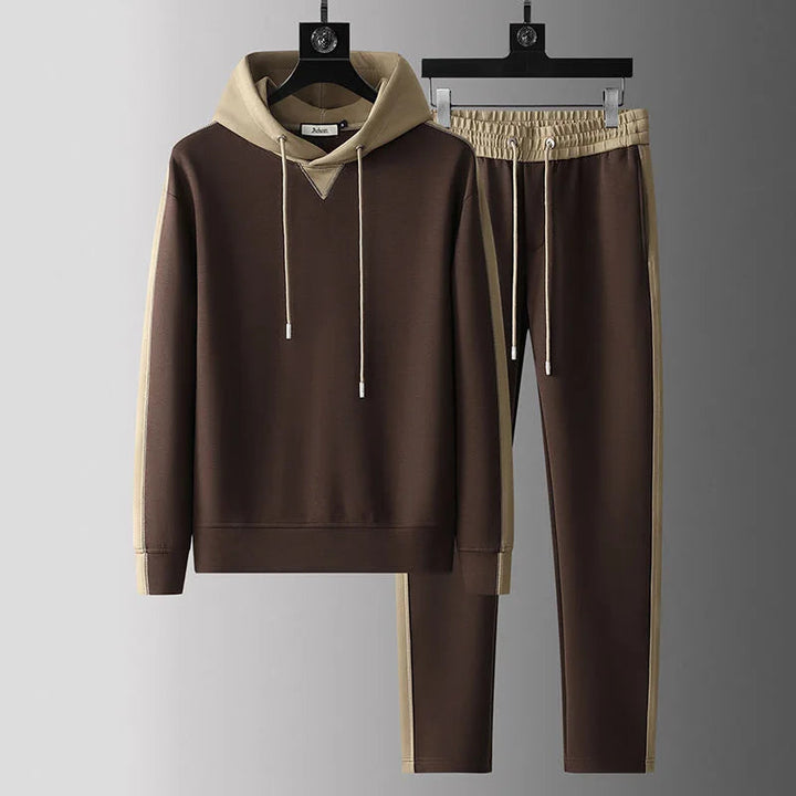 Fox | Men's Color Block Hoodie and Tracksuit Set