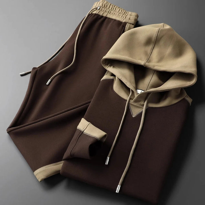 Fox | Men's Color Block Hoodie and Tracksuit Set