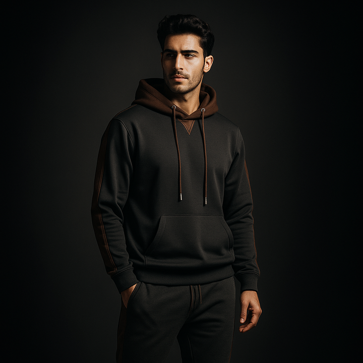 Fox | Men's Color Block Hoodie and Tracksuit Set