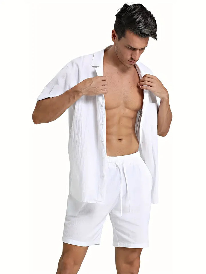 Rhys | Men's Stylish Casual Button-Up Shirt