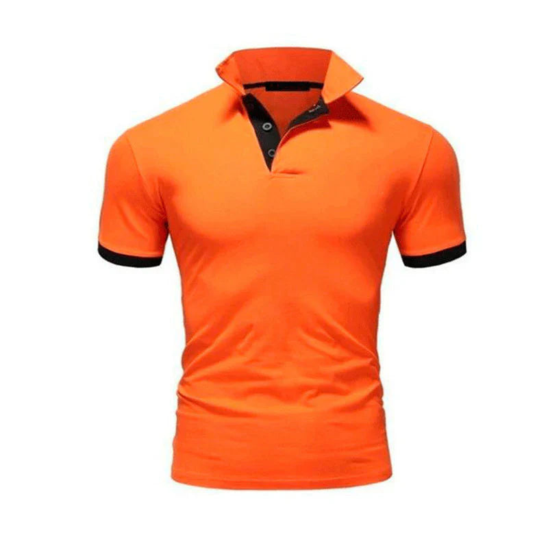 Men's Modern Fit Cotton Polo Shirt - Casual Everyday Wear