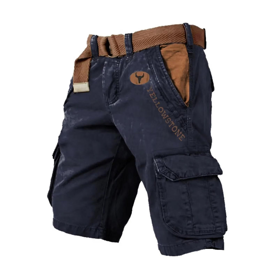 Men's Versatile Cargo Shorts with Multiple Pockets