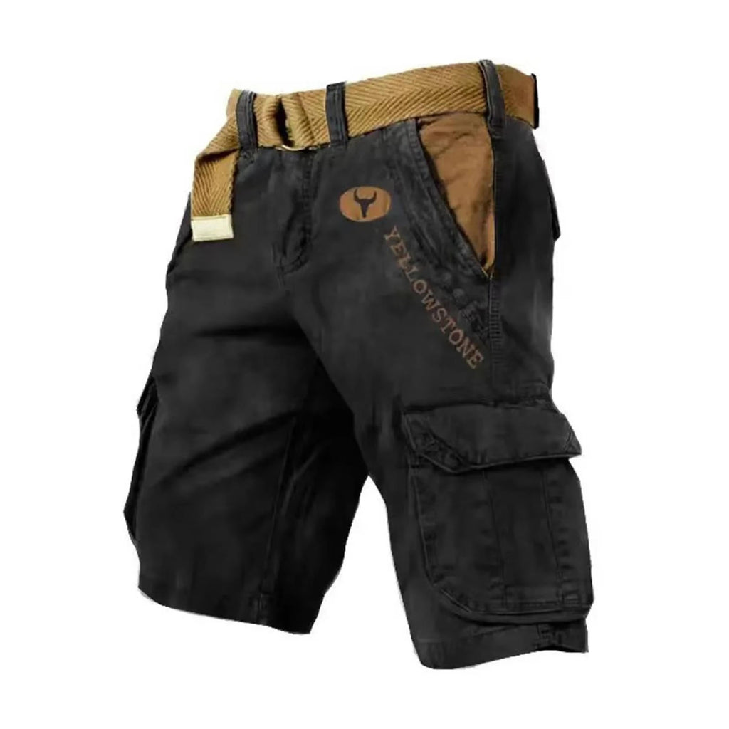 Men's Versatile Cargo Shorts with Multiple Pockets