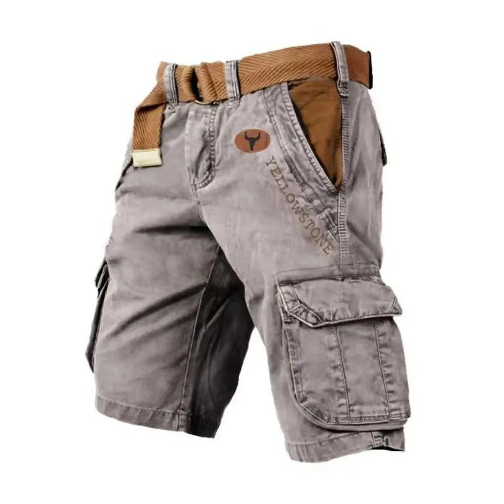 Men's Versatile Cargo Shorts with Multiple Pockets