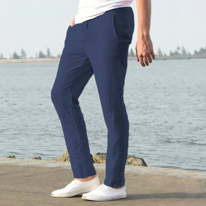 Men's Lightweight Breathable Linen Trousers