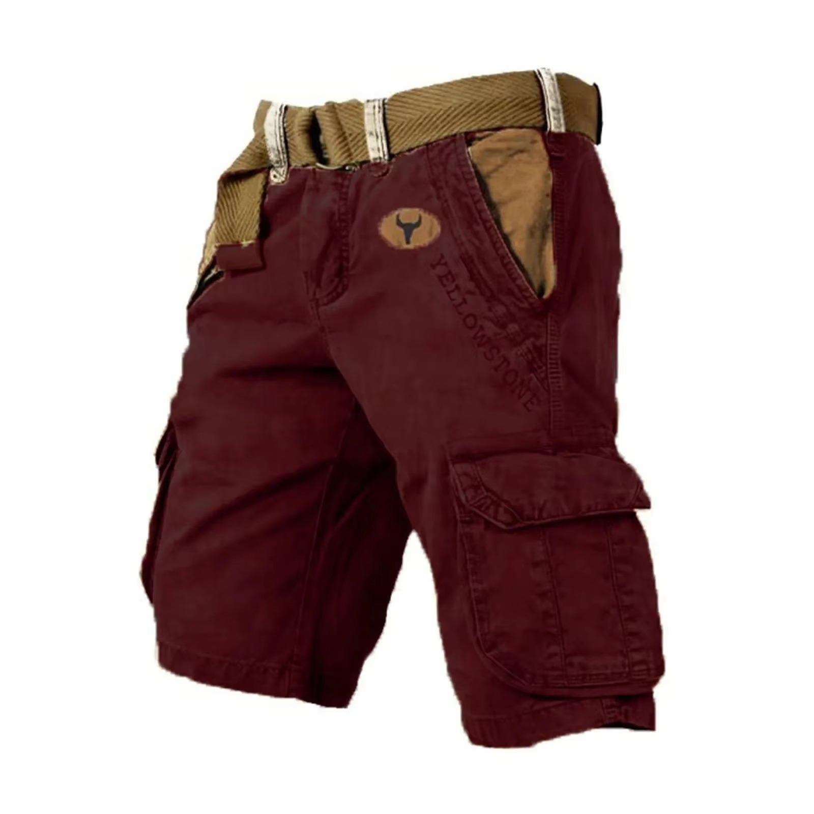 Men's Versatile Cargo Shorts with Multiple Pockets