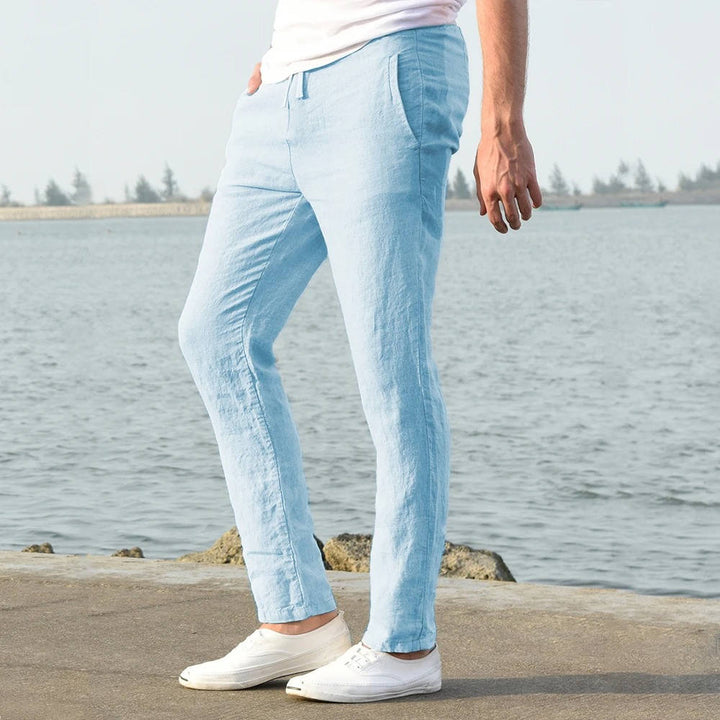 Men's Lightweight Breathable Linen Trousers