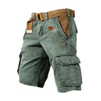 Men's Versatile Cargo Shorts with Multiple Pockets