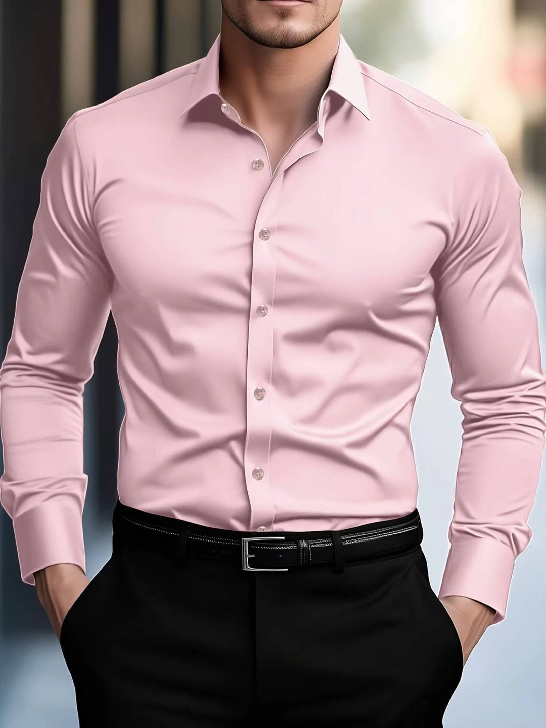 Men's Casual Cotton Button Down Shirt - Everyday Wear