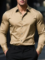 Men's Cuffed Button Down Shirt