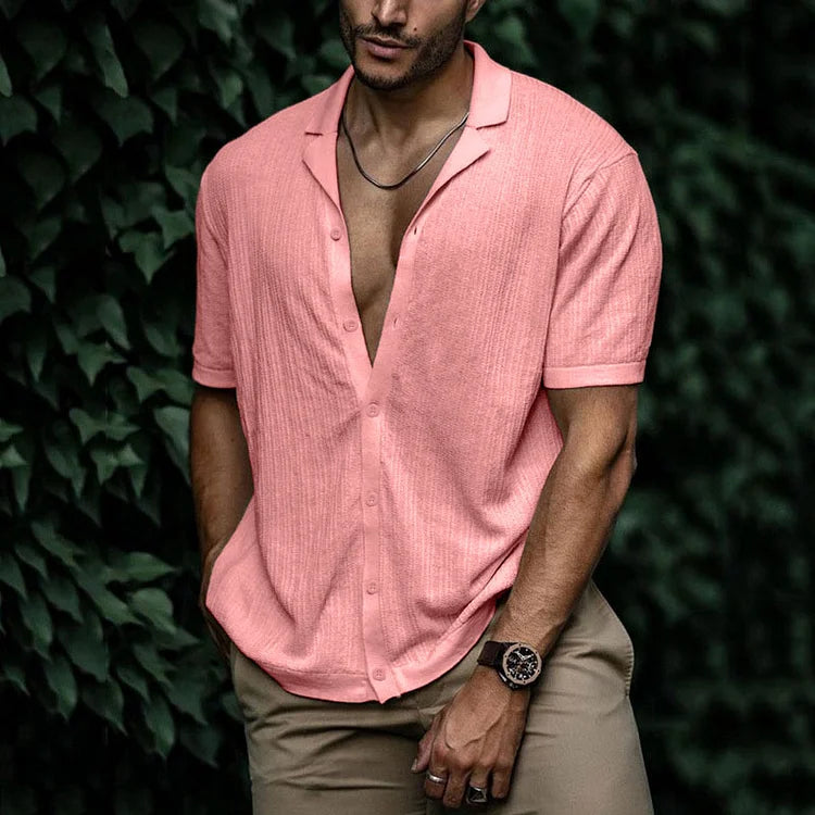 Men's Casual Lightweight Linen Shirt - Summer Fashion