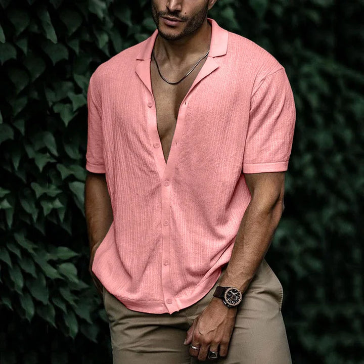 Men's Casual Lightweight Linen Shirt - Summer Fashion