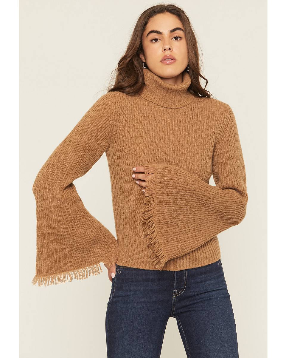 Women's Bell Sleeve Marled Sweater