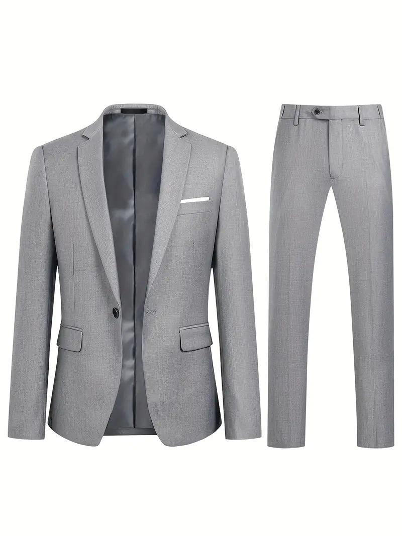 Beau | Men's Tailored Fit Blazer and Trousers Set