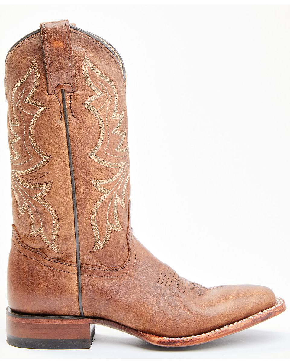 Women's Western Boots - Broad Square Toe Jeannie Style