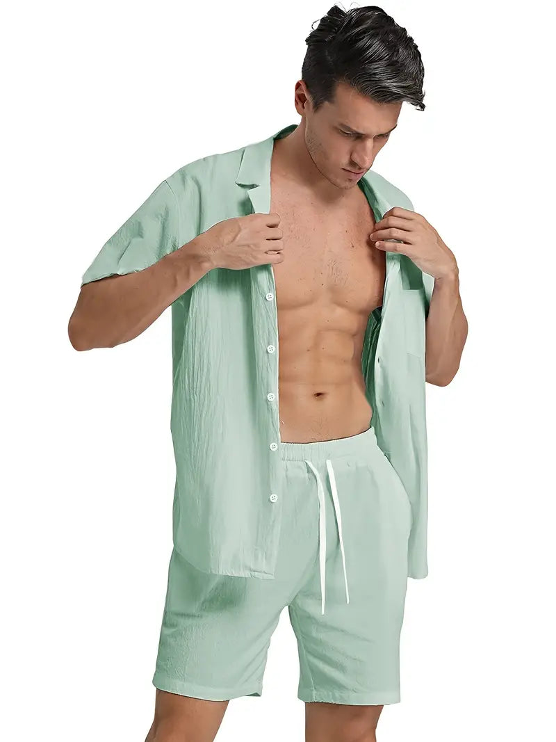 Rhys | Men's Stylish Casual Button-Up Shirt