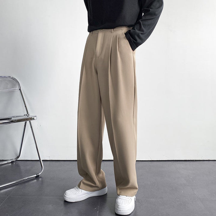 Men's Casual Pleated Dress Pants - Heritage Style