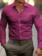 Men's Casual Checkered Cotton Shirt - Comfortable Everyday Wear